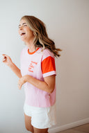She's Showing Up Tee — Coffee and Chaos Tee