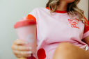 She's Showing Up Tee — Coffee and Chaos Tee