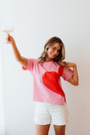 She's SAVVI Tee — Women's Pink Graphic Tee
