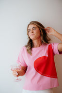 She's SAVVI Tee — Women's Pink Graphic Tee