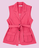 Empire Edge - Utility Vest with Waist Tie