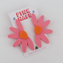 'LINDA' PINK / ORANGE DANGLE