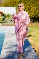Golden Hour Jumpsuit | Pale Pink Linen Jumpsuit | SAVVI the label  - PRESALE