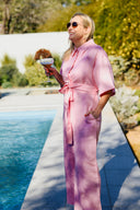 Golden Hour Jumpsuit | Pale Pink Linen Jumpsuit | SAVVI the label  - PRESALE