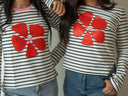 In Bloom Long Sleeve | Striped Graphic Top | SAVVI The Label