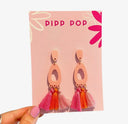 Remi Tassel Dangles - Blush 1.0