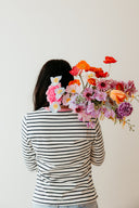 In Bloom Long Sleeve | Striped Graphic Top | SAVVI The Label