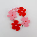 'CHANTELLE' RED/PINK DANGLE